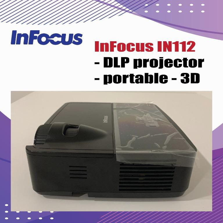 InFocus IN112 - DLP projector - portable - 3D, Computers & Tech, Parts ...