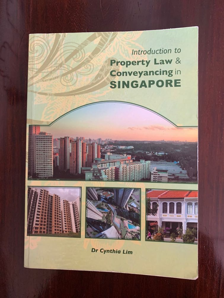 Introduction to Property Law & Conveyancing in Singapore, Hobbies