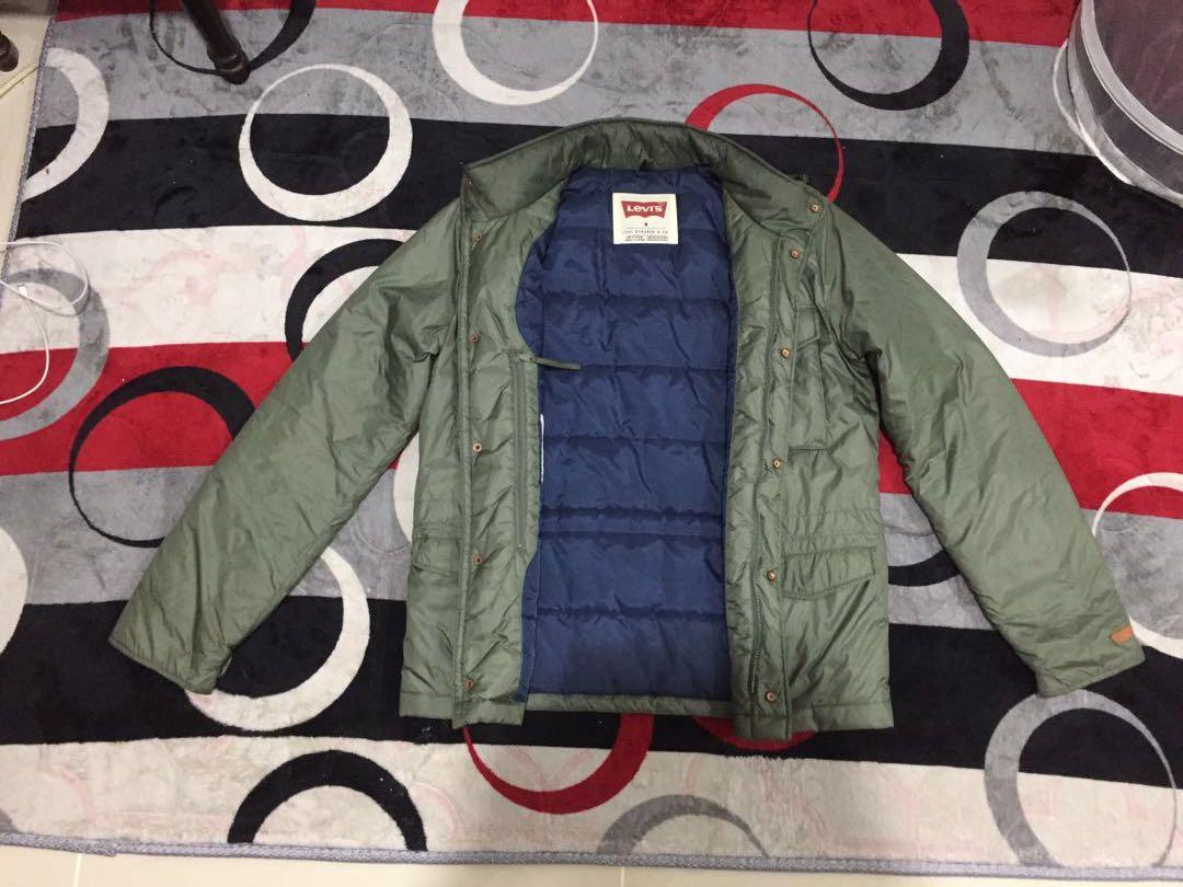 Levi's herren discount parka thermore padded