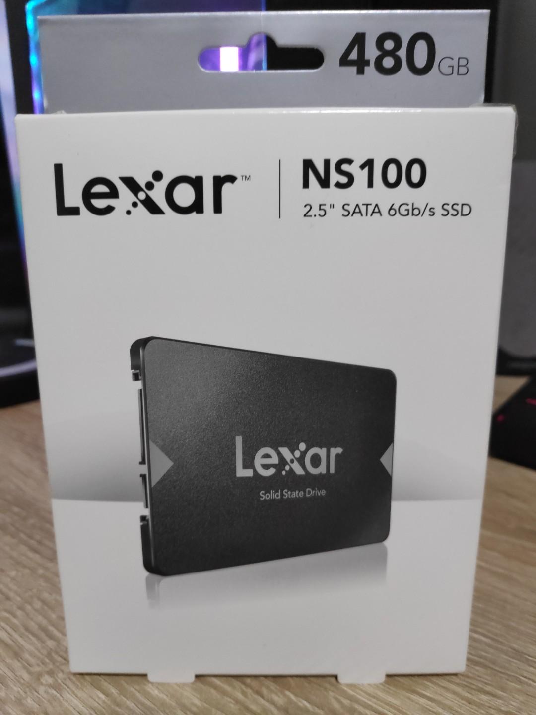Moment taste All the time Lexar NS100 480GB, Computers & Tech, Parts & Accessories, Hard Disks &  Thumbdrives on Carousell