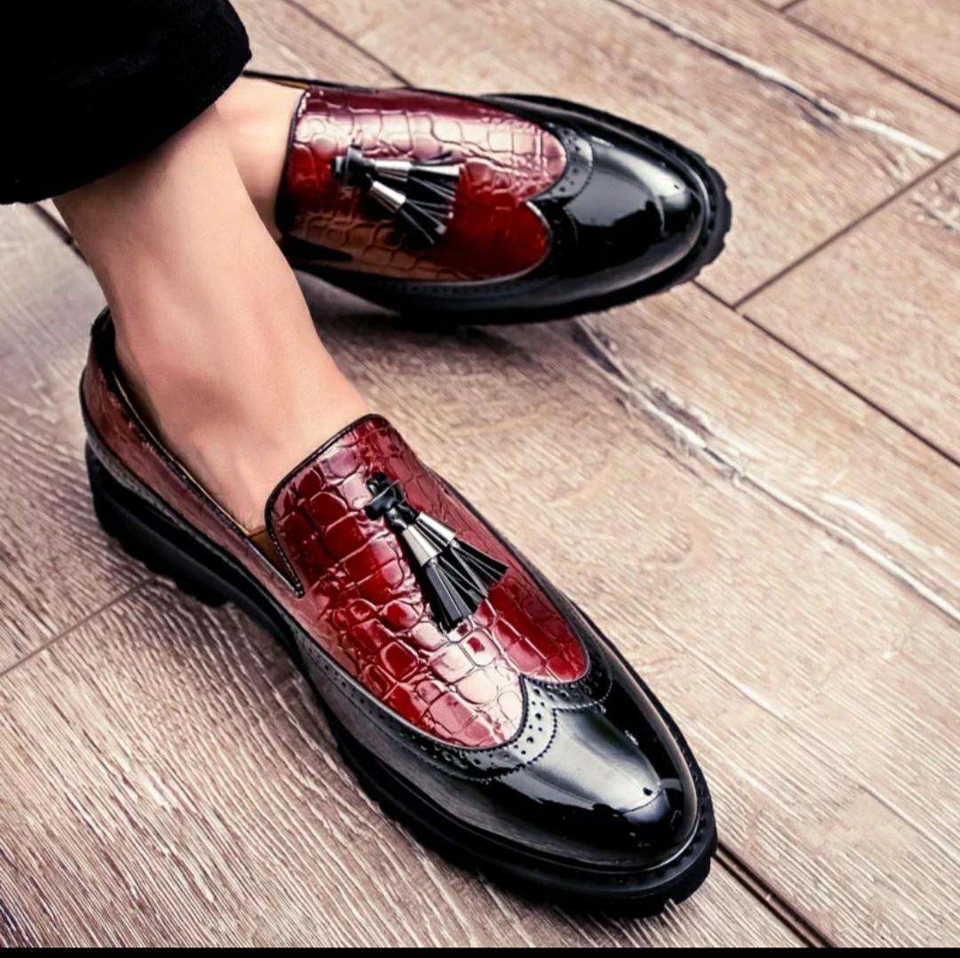 Red and white hotsell loafers