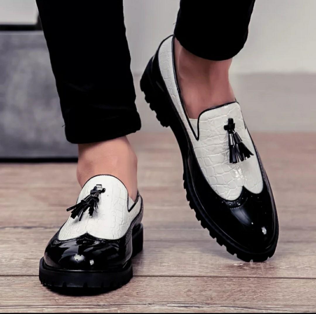 Red and clearance black mens loafers