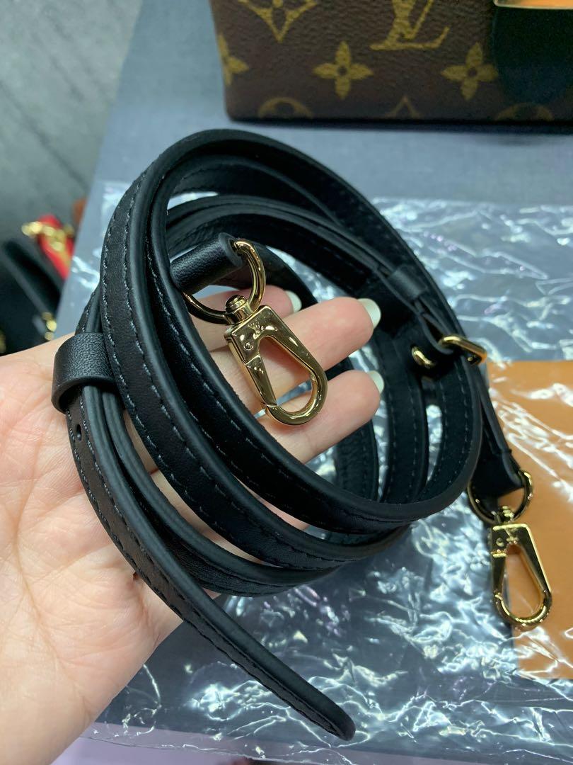 Tas LOUIS VUITTON LV LOCKY BB MONOGRAM BLACK NOIR TOP HANDLE BAG 100%  ORIGINAL - HYPESNEAKER.ID