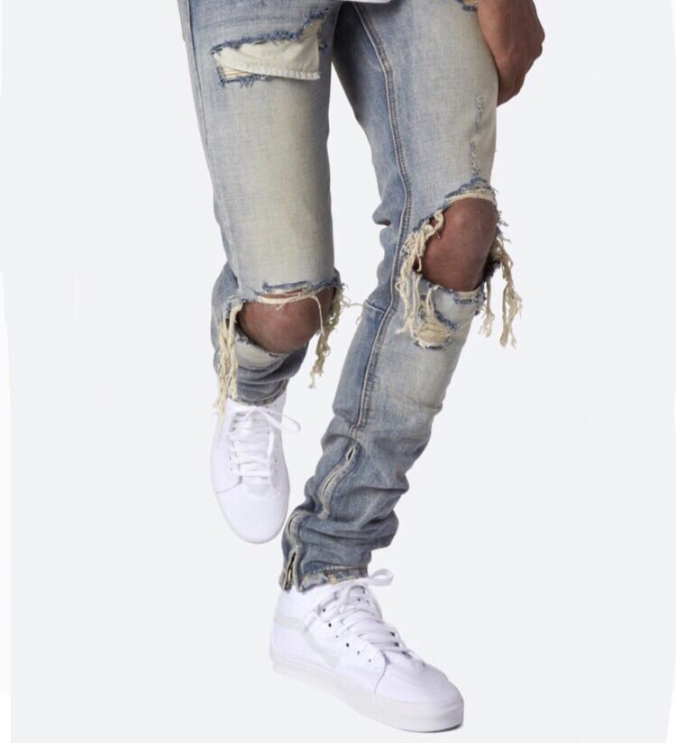 mnml ripped jeans