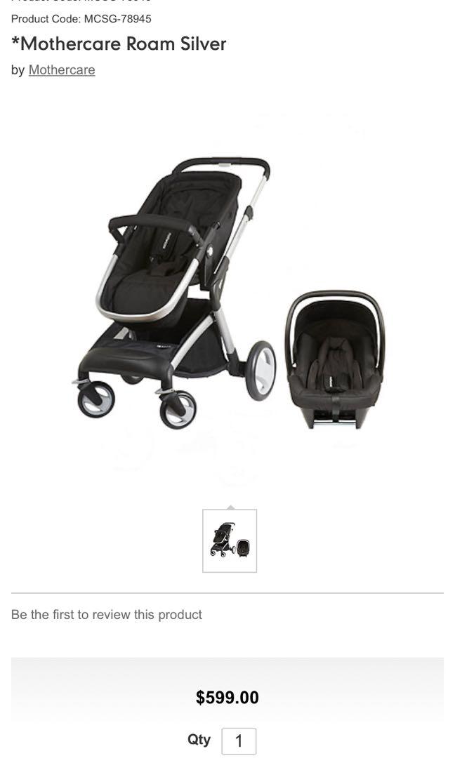 mothercare roam stroller