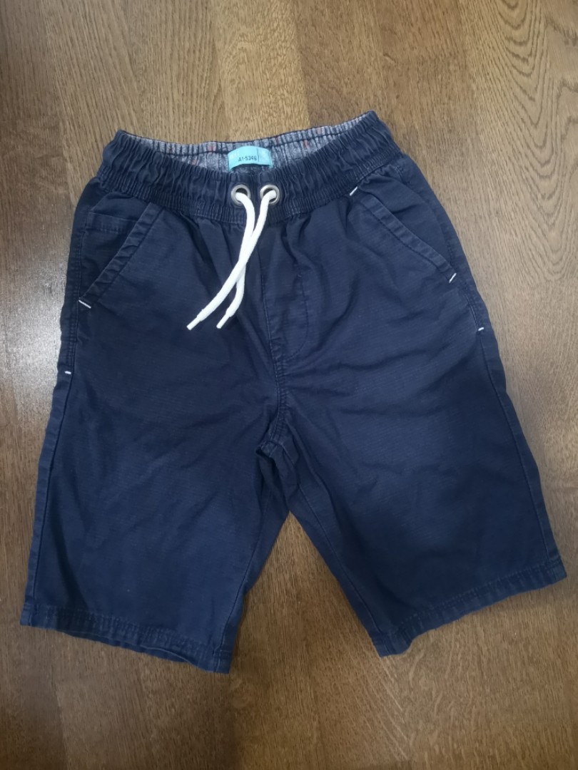 NEXT Drawstring Boy s Shorts 8yrs Navy Blue Babies Kids