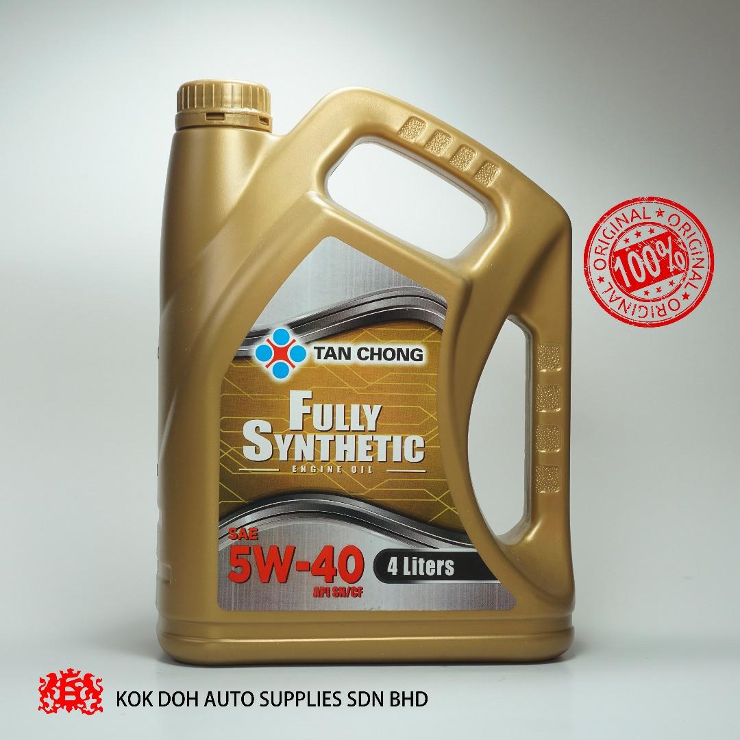[ORIGINAL] Nissan (Tan Chong) 5W40 Fully Synthetic Engine Oil (4L
