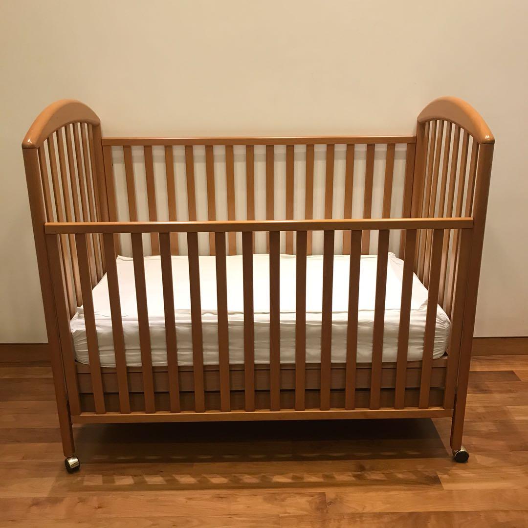 Pali Baby Cot With Drop Side And Storage Drawer Babies Kids Cots Cribs On Carousell