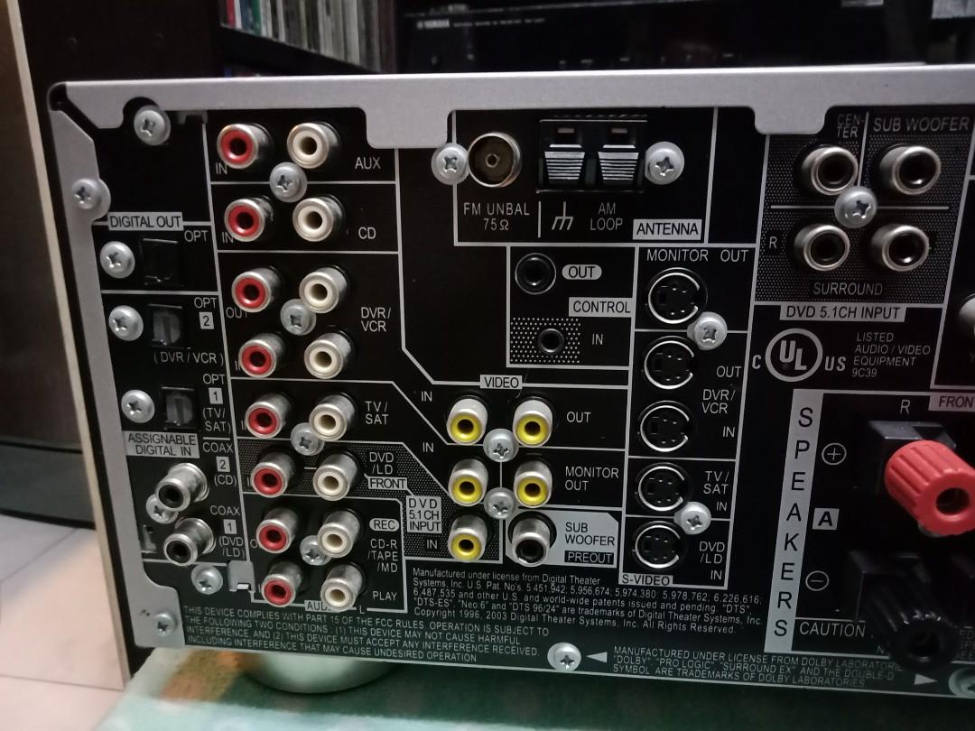 Pioneer VSX-D814 7.1 Av Receiver, Audio, Soundbars, Speakers ...