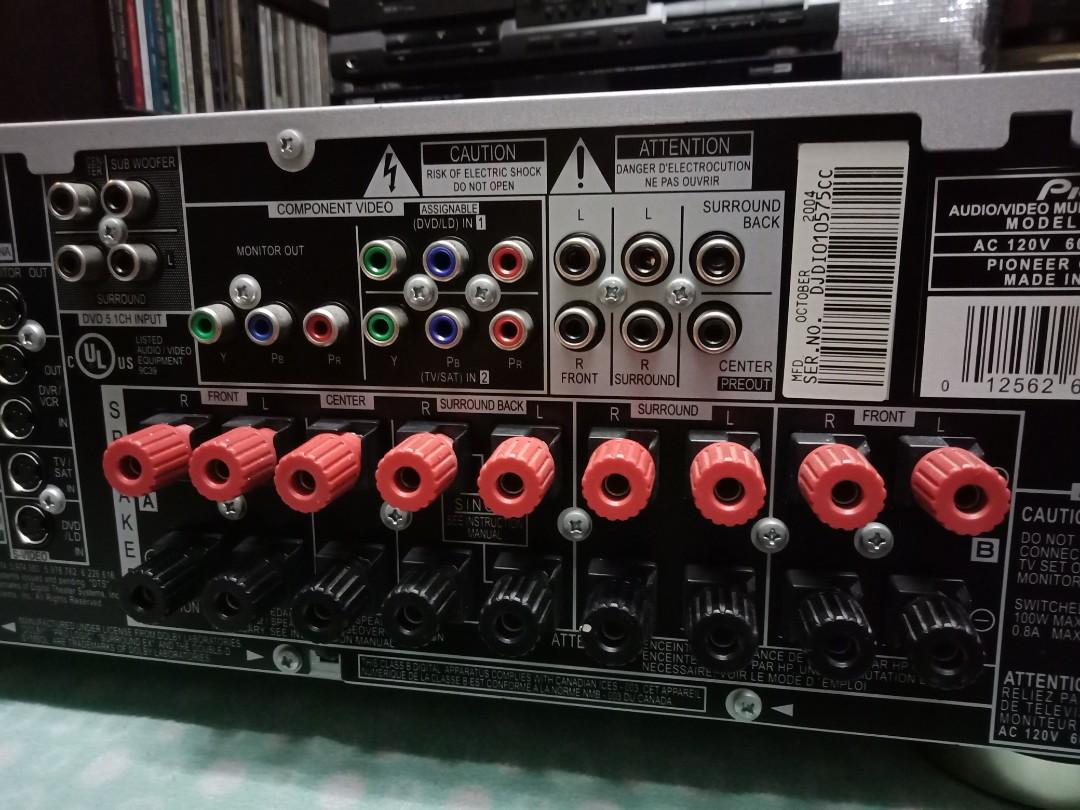 Pioneer VSX-D814 7.1 Av Receiver, Audio, Soundbars, Speakers ...