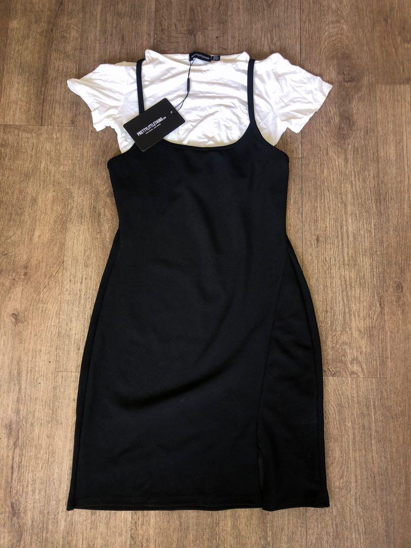 80s black tie dress 1980s Norma Kamali Black Taffeta Dress With Full Skirt