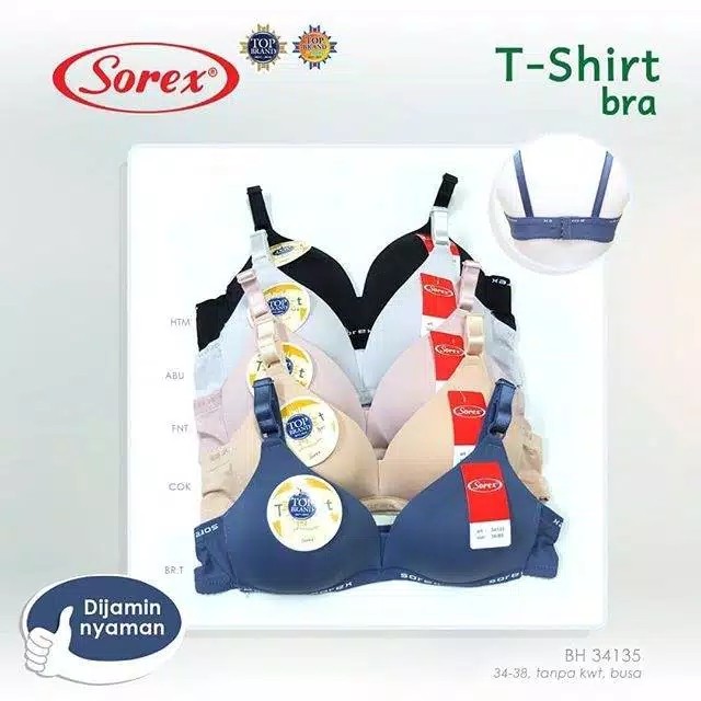 Push up bra Sorex Bra Super Nyaman T Shirt bra sorex Fashion Terbaru Sorex  34135 bh sorex bh push up bra push up sorex bra tanpa kawat