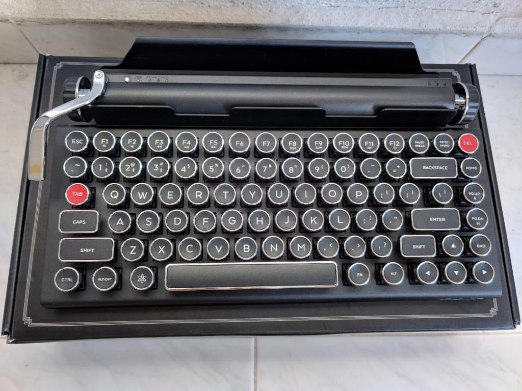 Qwerkywriter S Typewriter Inspired Mechanical Keyboard (Bluetooth