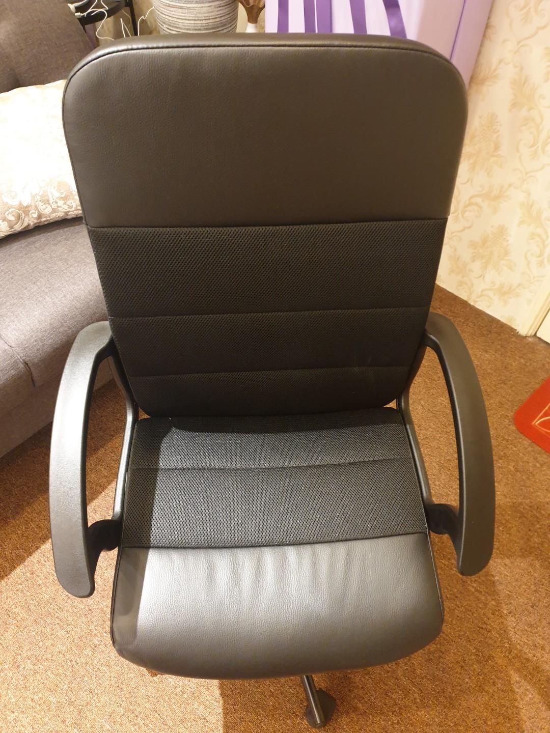 RENBERGET, Swivel chair, Bomstad black, Furniture & Home Living