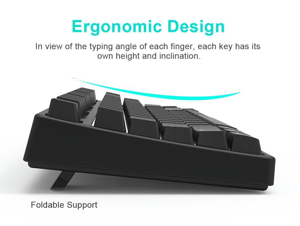Key Rk 987 Rk 987 Wireless Bluetooth Mechanical Keyboard (Black Switches) (104 ...