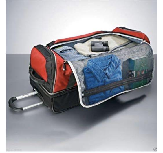 Travel bag SAMSONITE Red in Polyester - 32195294