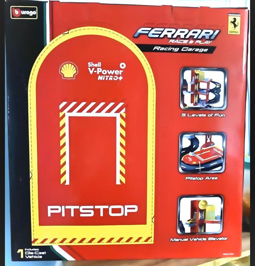 Shell Racing Toy Track Shell Ferrari Race & Play Racing Garage, Hobbies & Toys, Toys & Games ...