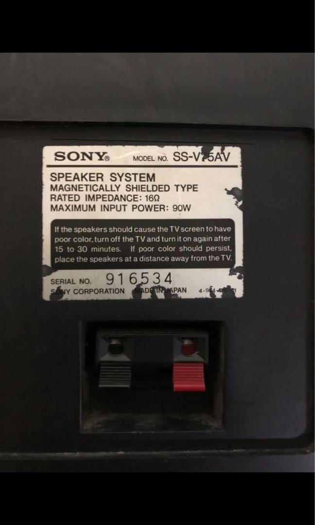 Sony Wall Mount Speakers, Audio, Soundbars, Speakers & Amplifiers on