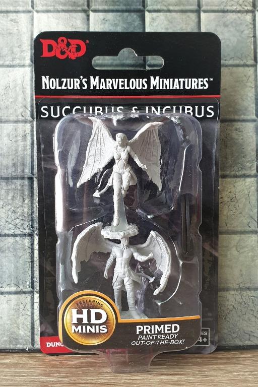 Miniature Dungeons & Dragons – Succube & Incubo – Set Di 2 Figure – Wondrous Miniatures