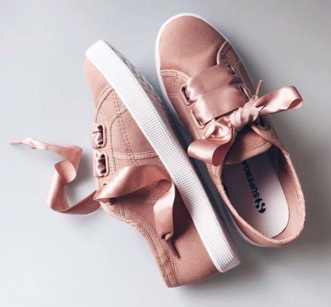 superga satin rose