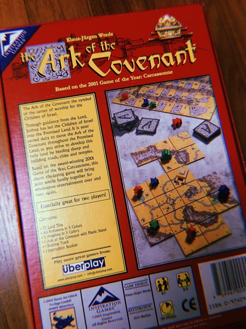 The Ark of the Covenant Board Game (2005), Hobbies &amp; Toys, Toys &amp; Games on Carousell