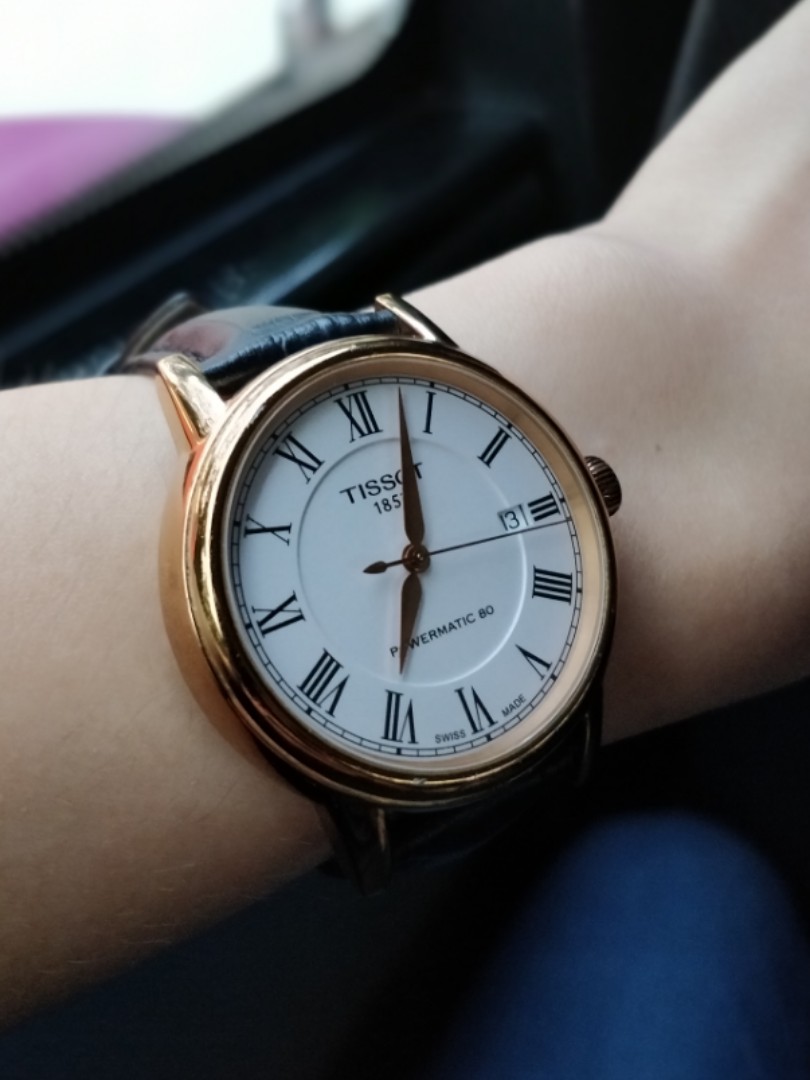 Tissot carson on sale rose gold