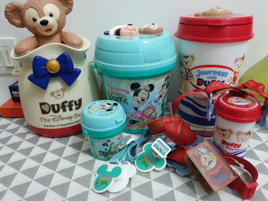 Tokyo Disneysea Duffy Popcorn Buckets, Travel, Travel Essentials
