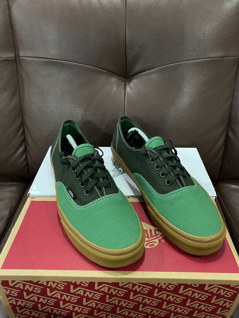 Vans Authentic US12 Forest Green Men s Fashion Footwear Sneakers on Carousell