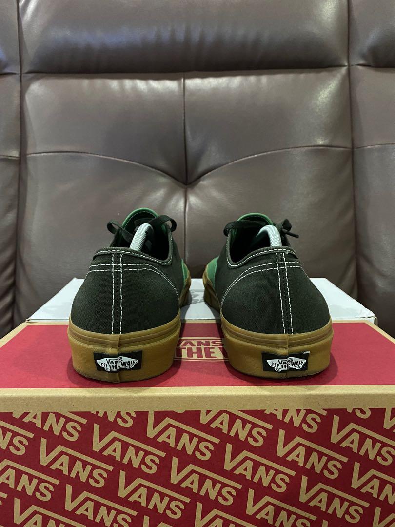 vans authentic forest green