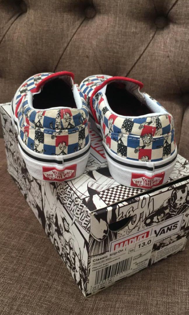 Groot slip on vans 2025