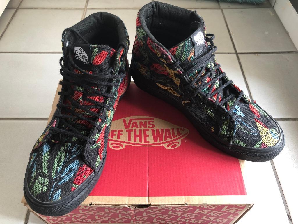 Vans Tapestry Floral Hi Slim Women s Fashion Footwear Sneakers on Carousell