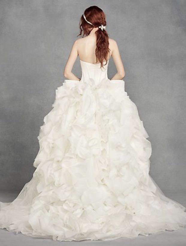Vera wang white wedding dress sale
