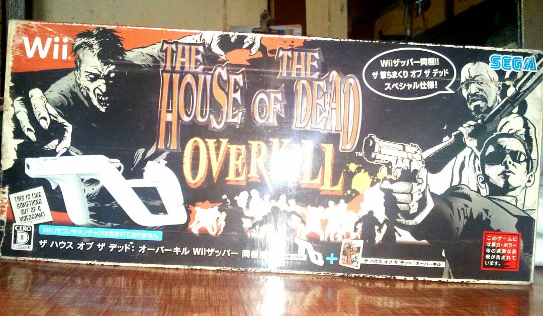 WII House of dead overkill (Category: Controllers) located in Manila. Submitted by jhoijoaquin (Listing ID 272875564, Image 1). Description: The House of the Dead Overkill. Wii Gun controller. Almost new. Used only 3x. Price still negiotable..