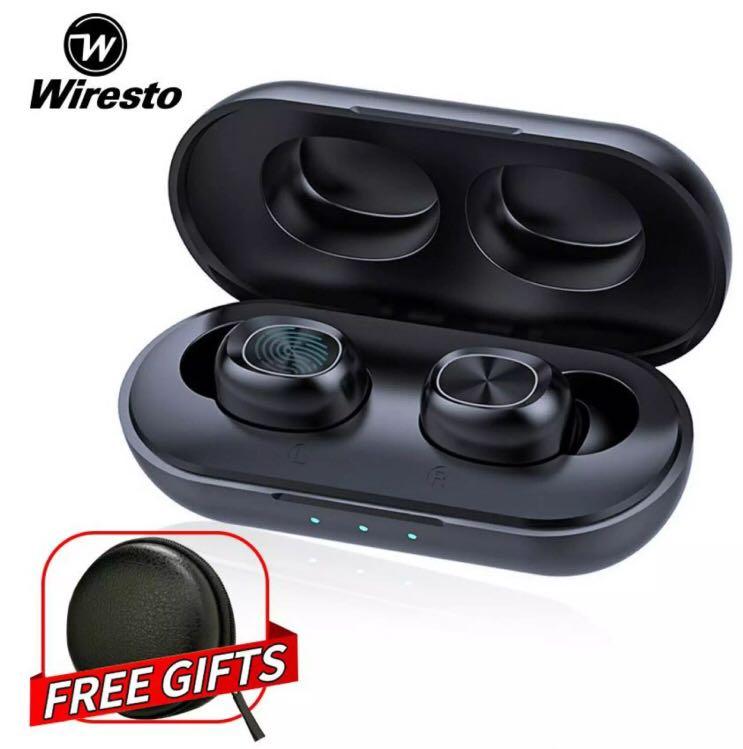 Wiresto true wireless earbud mini Bluetooth earphone Audio Earphones on Carousell