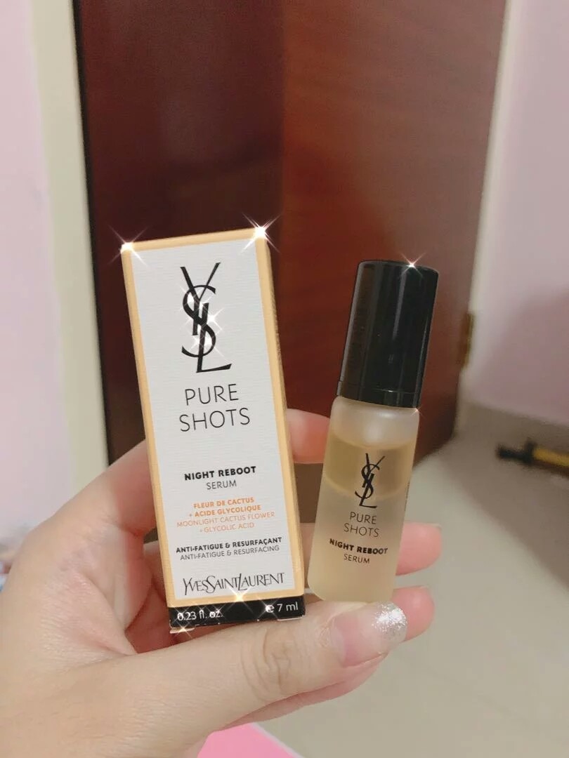 YSL Pure Shots Night Reboot Serum mini size 7 ml, Kesehatan u0026 Kecantikan,  Kulit, Sabun u0026 Tubuh di Carousell