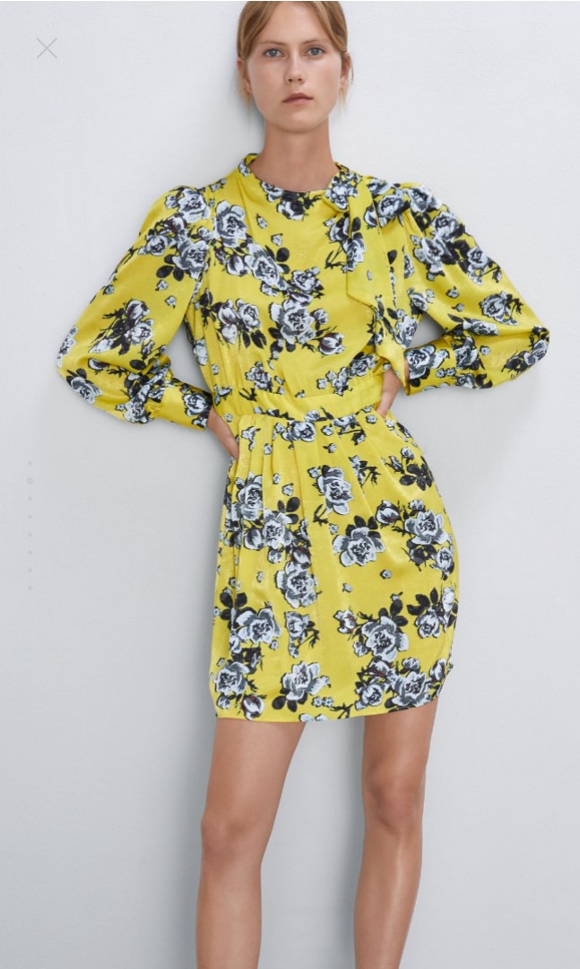 zara flower dress