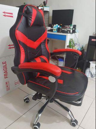 九成新 H&C加寬加厚黑紅電競椅 電腦椅