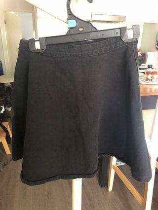AMERICAN APPAREL black circle skirt sz XS