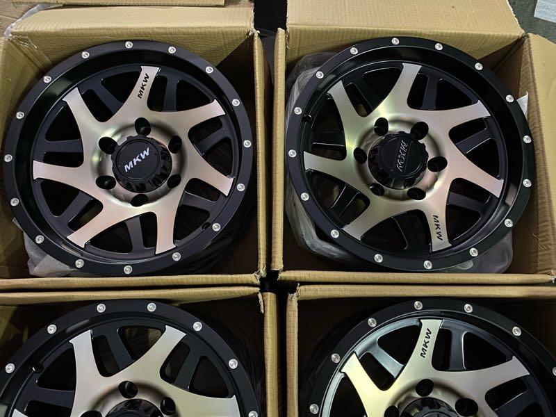 15" Mk Mags Qc1509 6Holes pcd 139 Black / Bronze tint color bnew, Car