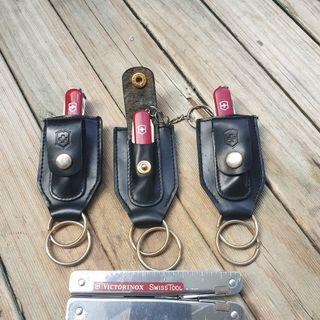 VICTORINOX leather keyholder for escort/classic sd