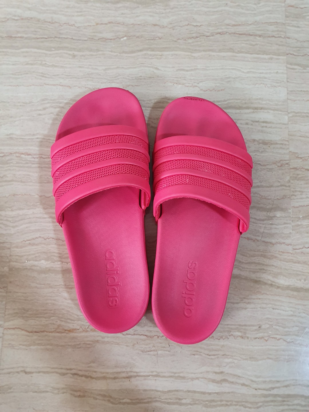 Adidas Adilette Cloudfoam Pink Women s Fashion Footwear