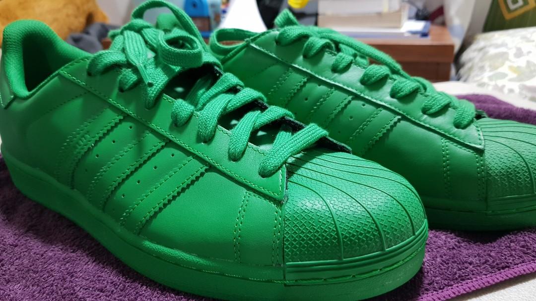adidas superstar supercolor green
