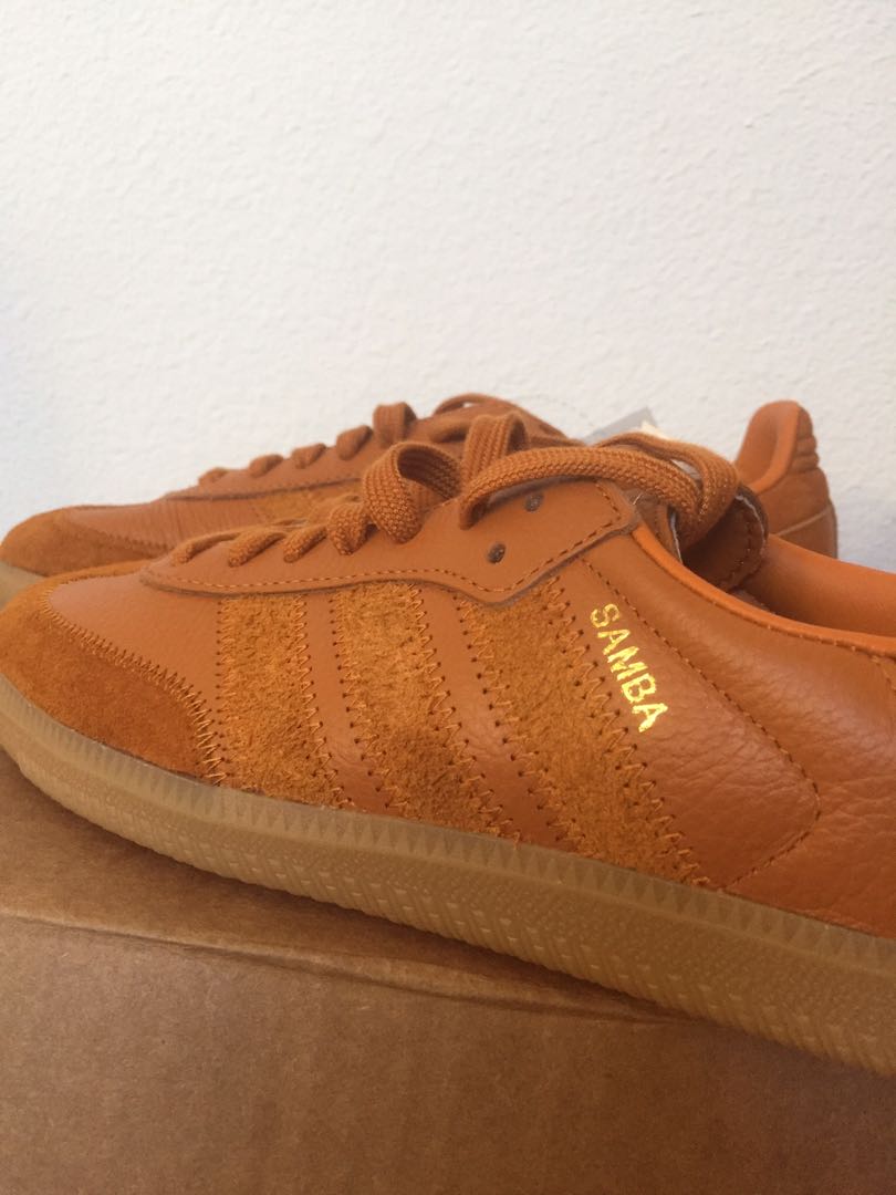 adidas samba og ft trainers burnt orange