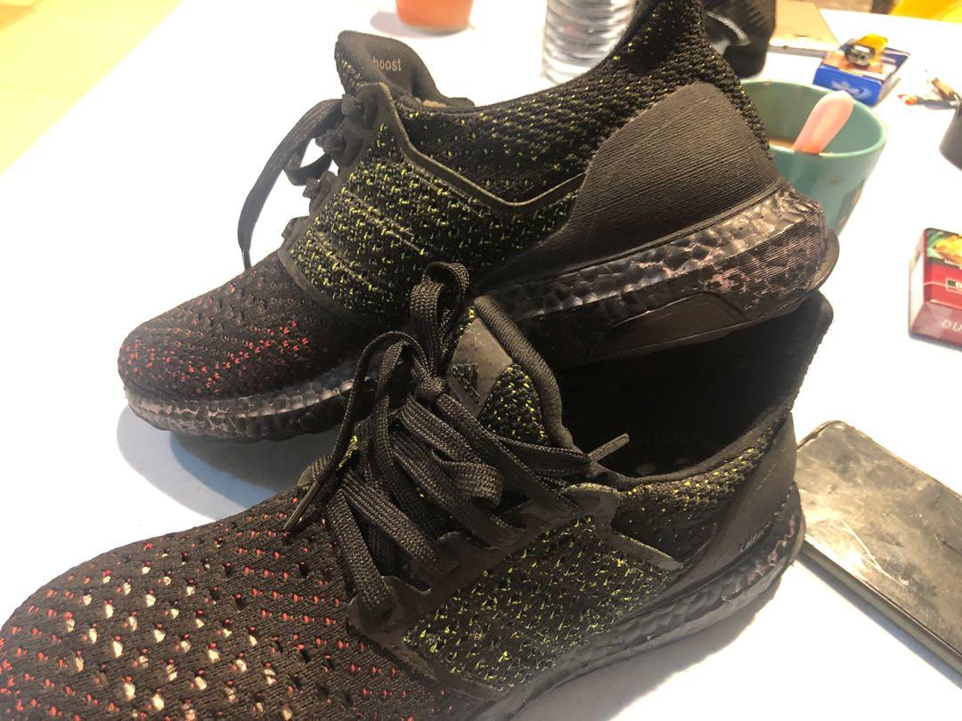 ADIDAS ULTRA BOOST CLIMA CORE BLACK SOLAR RED