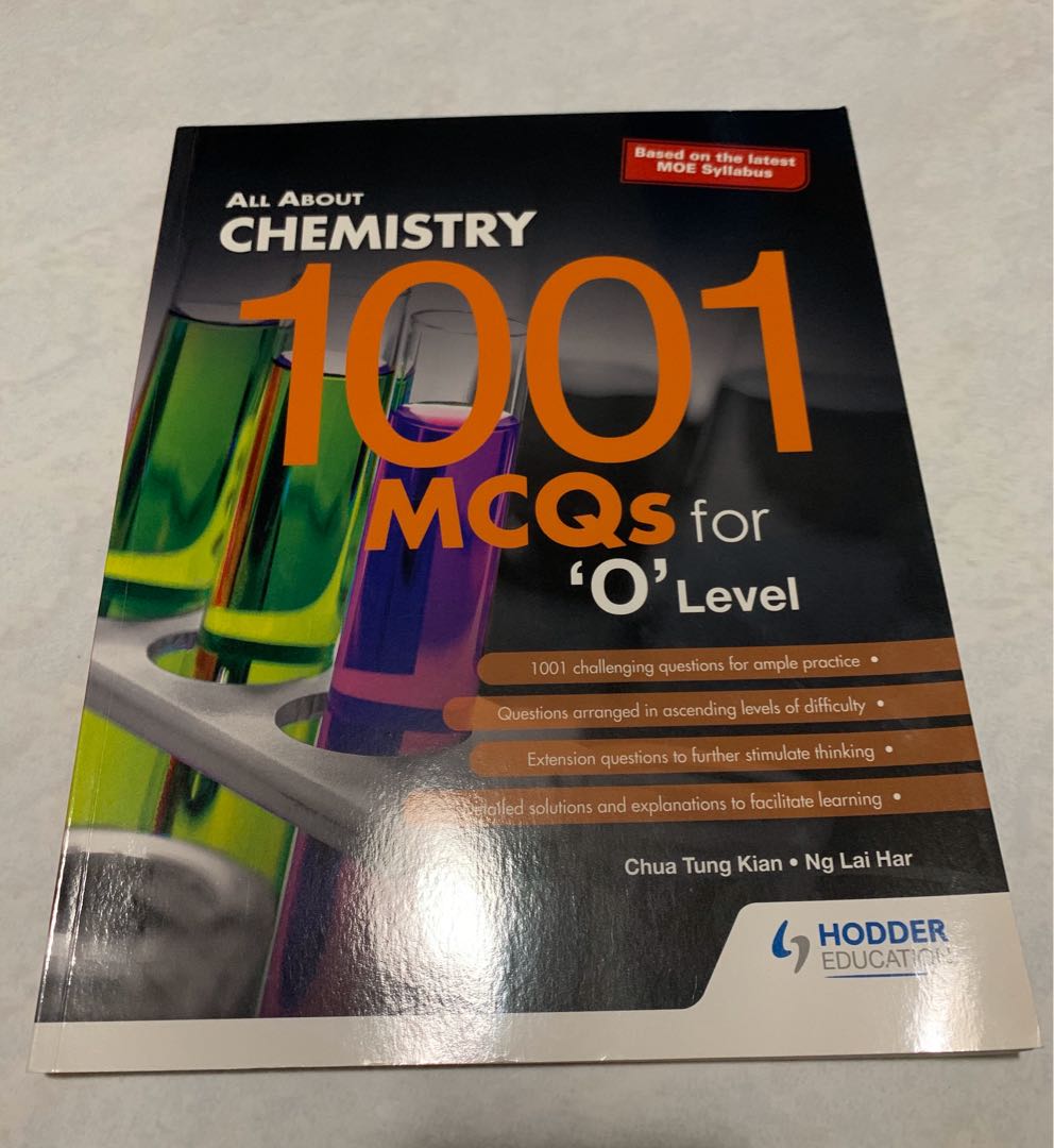All About Chemistry 1001 MCQs for O Level, Hobbies & Toys, Books & Magazines, Assessment Books