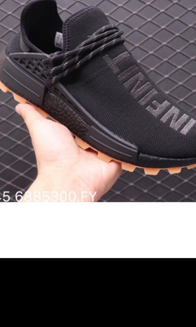 human race shoes mens black