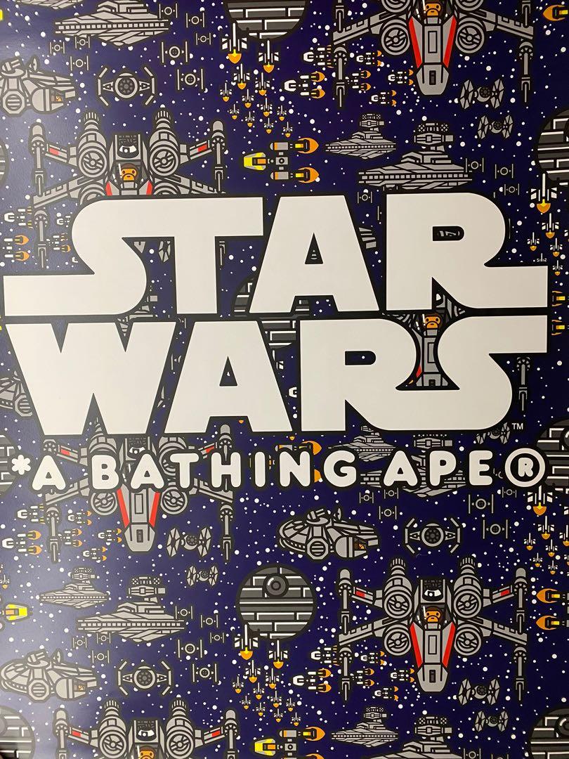 Bathing Ape x Star Wars poster Bape Baby Milo, Hobbies & Toys ...
