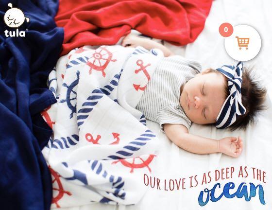 Bn Tula Blanket Into The Deep Babies Kids Cots Cribs On Carousell