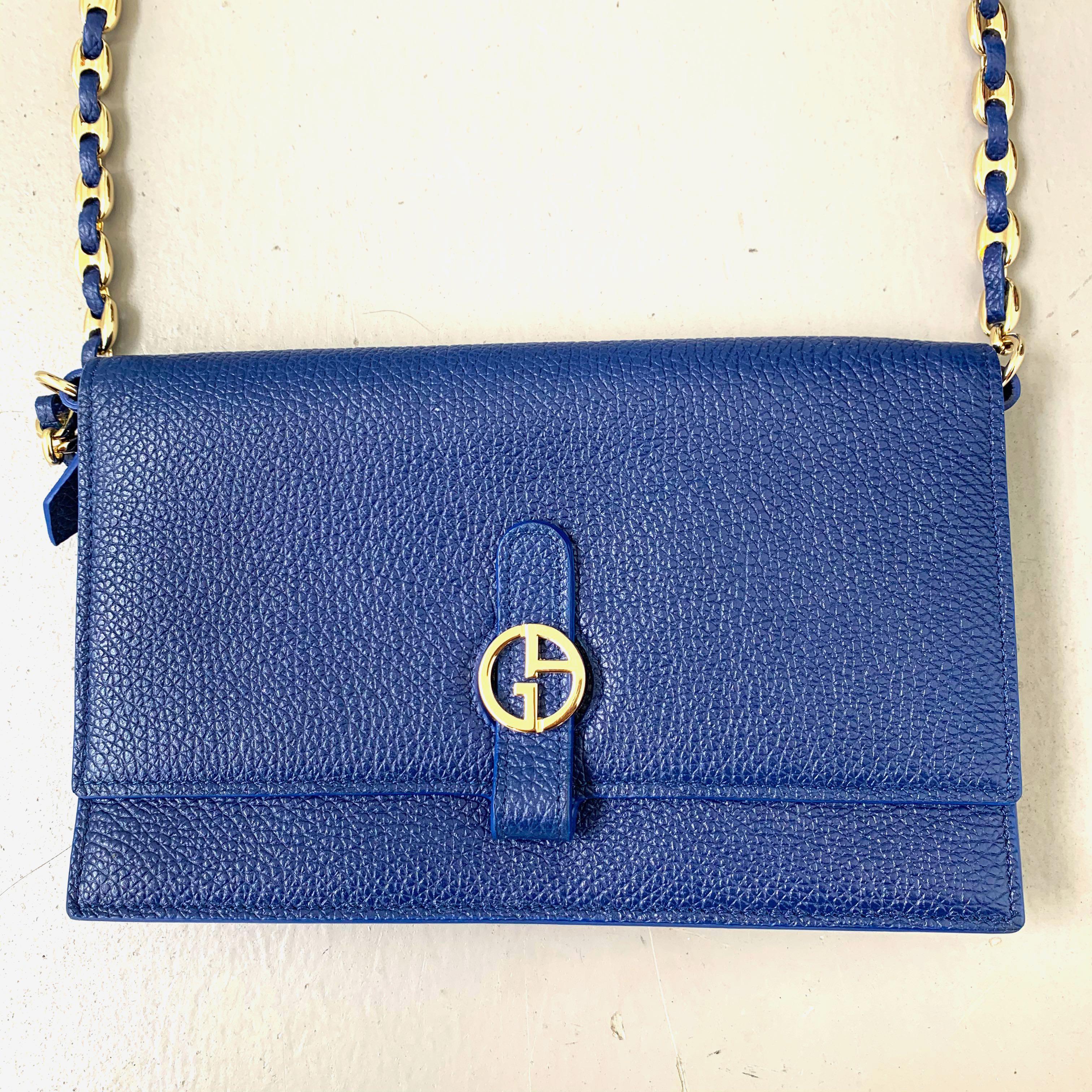 Giorgio armani blue bag sale