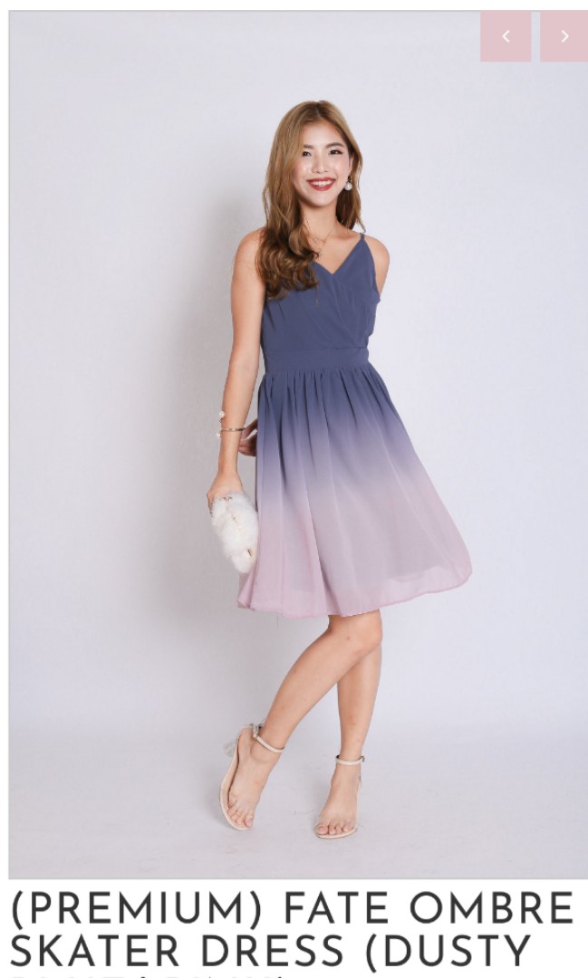 ombre skater dress